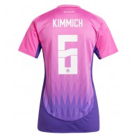 Deutschland Joshua Kimmich #6 Auswärtstrikot Frauen EM 2024 Kurzarm